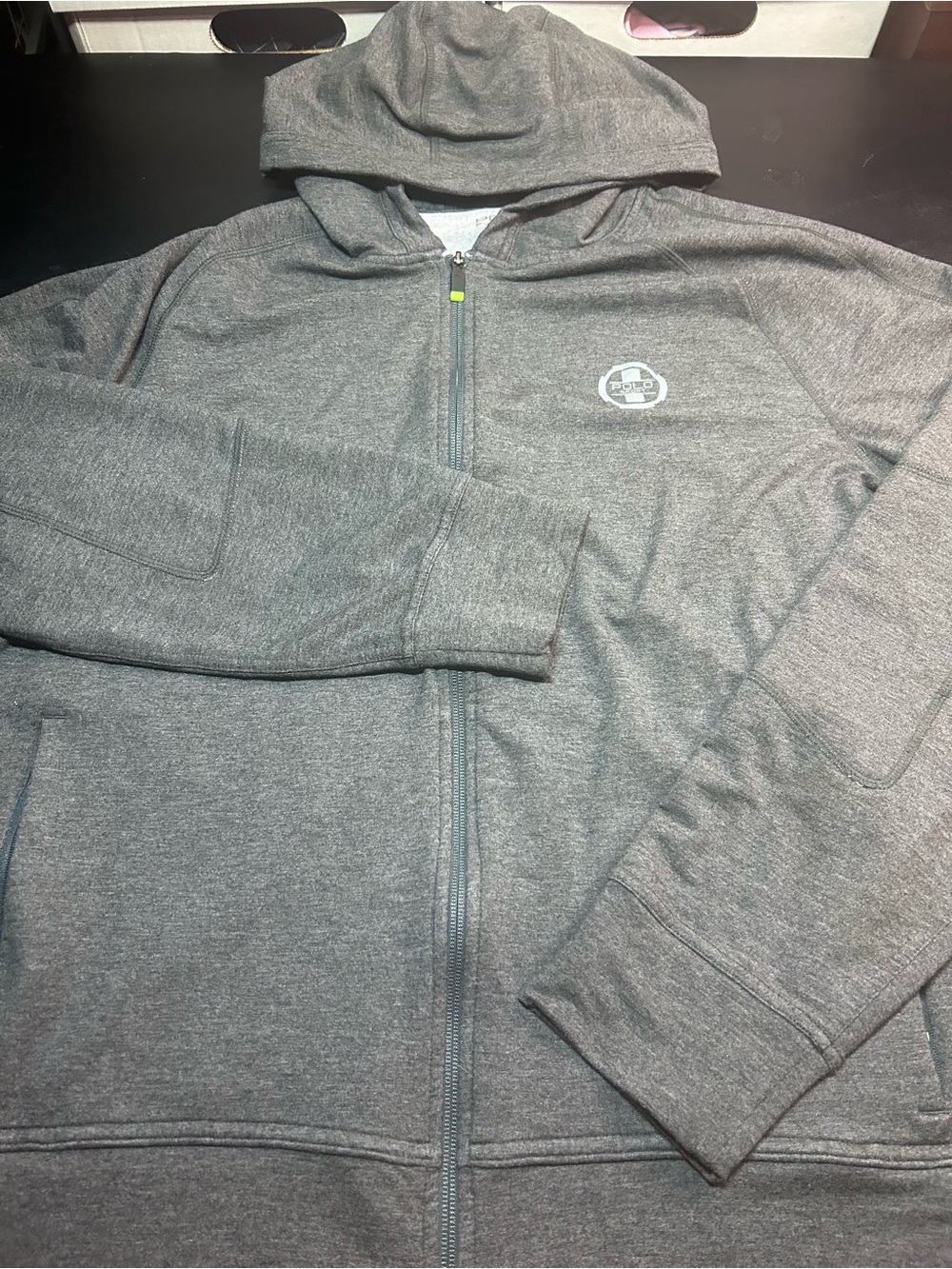 Polo Ralph Lauren Polo Sport Men’s XL Gray Full-Zip Hooded Jacket